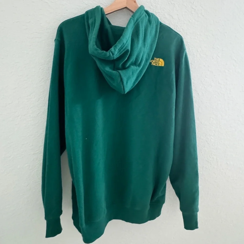 NWT men outline logo hoodie evergreen Sz L